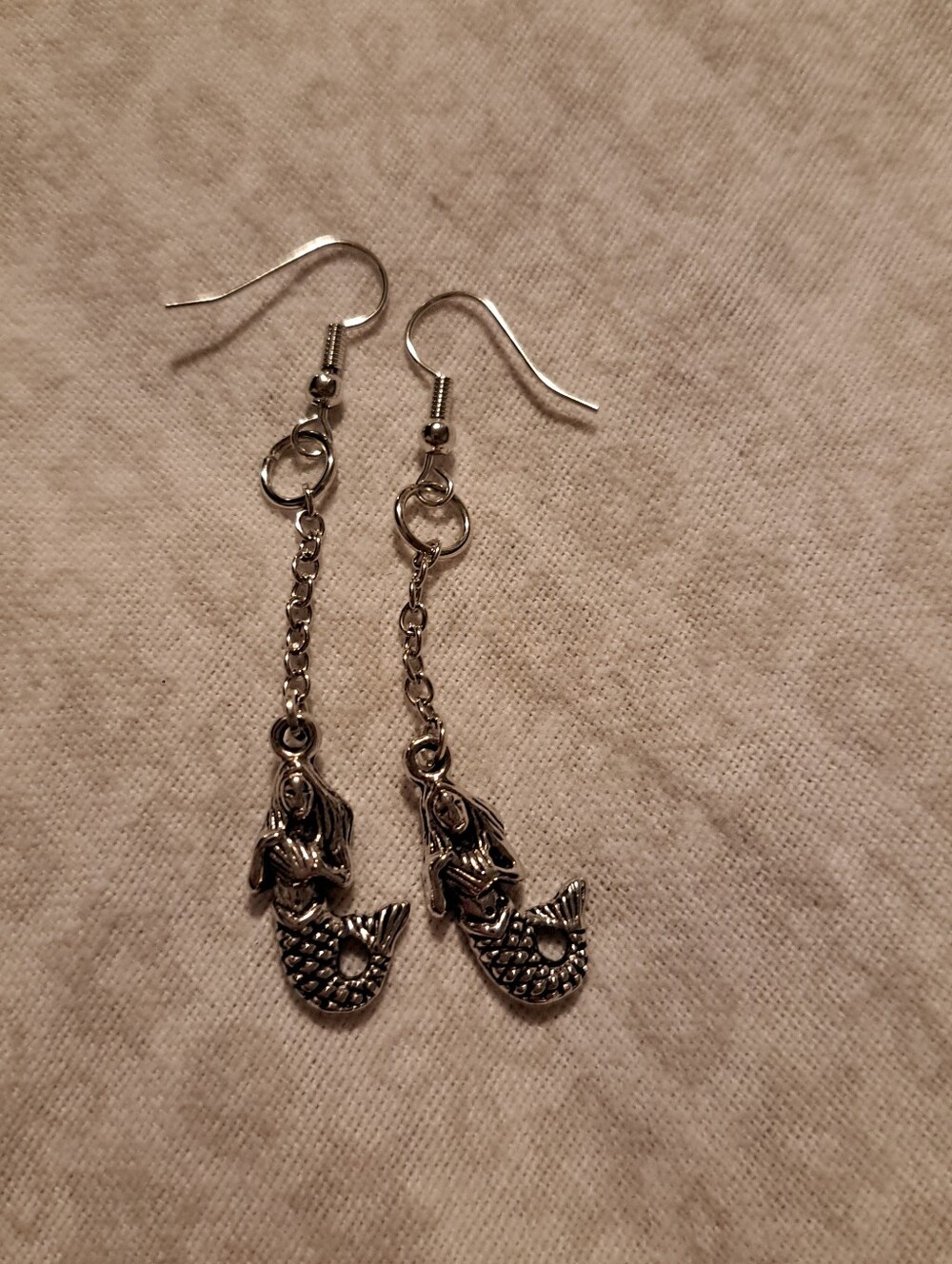 Dangling Mermaid Earrings
